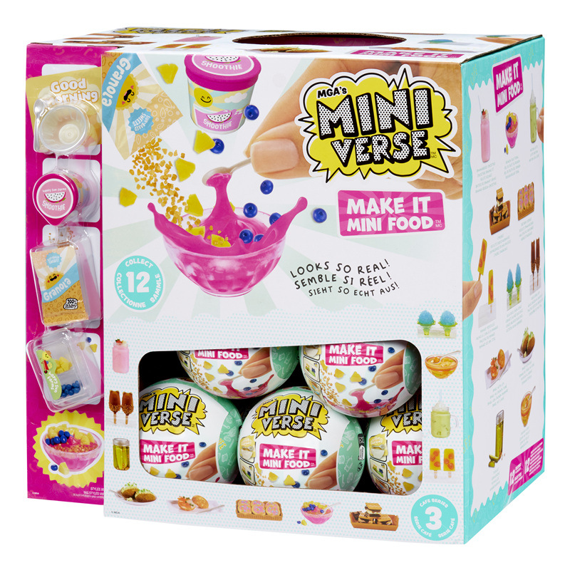 新品miniverse 3代美食茶点球三代盲盒DIY手工制作仿真小家电微缩