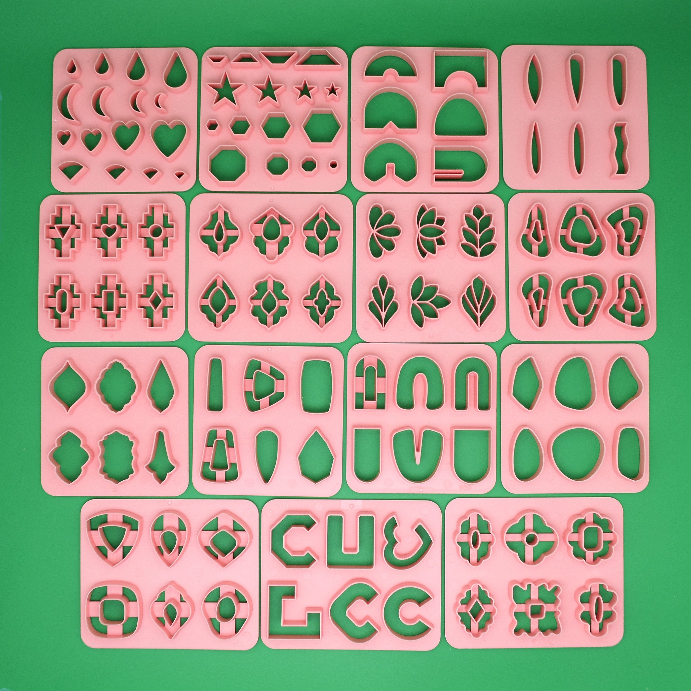 软陶泥几何形状切模 diy黏土钥匙扣发饰 手工耳环饰品切割模具