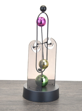三色彩球天体仪左右居家客厅趣味