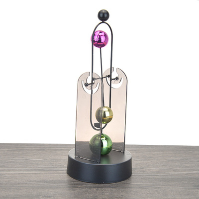 三色彩球天体仪左右居家客厅趣味