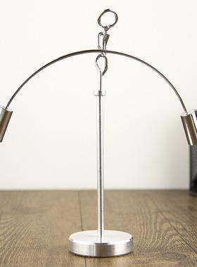 混沌火柴人平衡金属节日风摆件