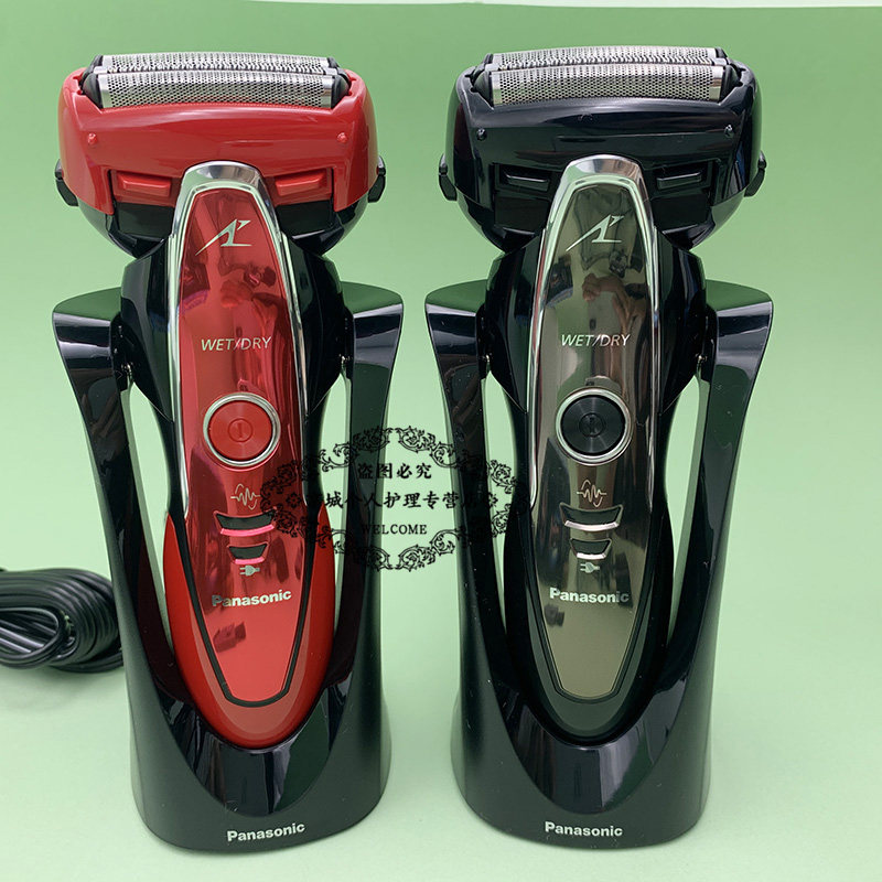 松下电动剃须刀男ES-ST25充电式往复3刀头全身水洗日本进口刮胡刀