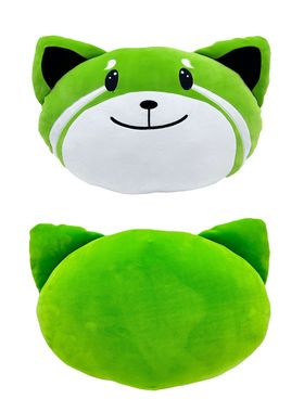 新款The Weeknd Kiss Land plush 绿色狐狸抱枕毛绒玩具公仔