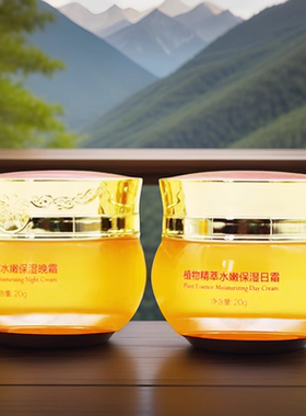 真佰香婷植物萃取早晚霜二合一