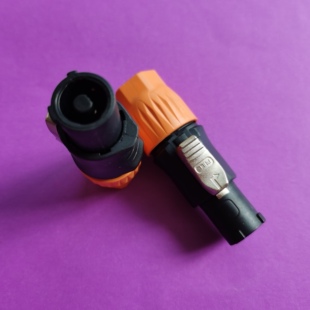 防水型大屏电源连接器 三芯航空插头250v 20A 单个