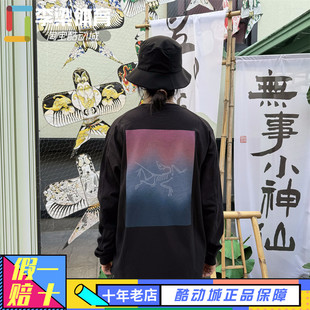 X8482 Heatmap彩色Logo彩标纯棉长袖 Arcteryx始祖鸟Kragg Cotton