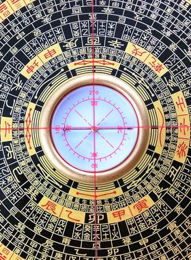 正品香港通胜罗盘随身高精度