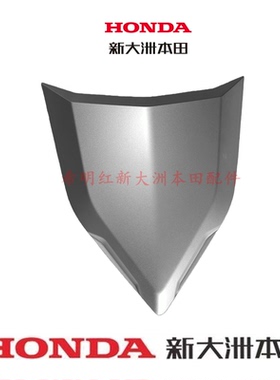 新大洲本田摩托配件125T-31裂行前面板上盖银灰色实物图原厂原装