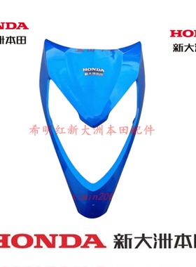 新大洲本田摩托车配件125T-35U+DIO使用水晶蓝色前面板实物图原装