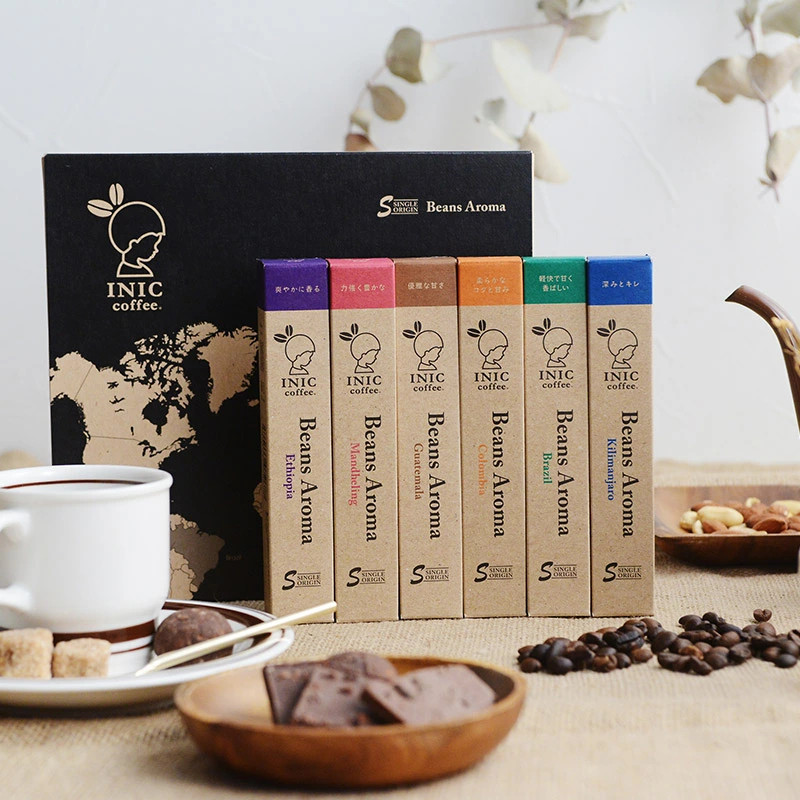 日本直邮 INIC coffee 6种口味 共18条装 速溶咖啡 黑咖啡组合装