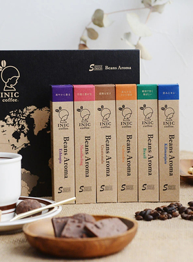 日本直邮 INIC coffee 6种口味 共18条装 速溶咖啡 黑咖啡组合装