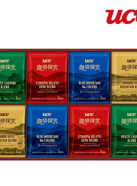 日本直邮UCC 咖啡探究 咖啡礼品装拼配咖啡挂耳咖啡滴滤式32杯份