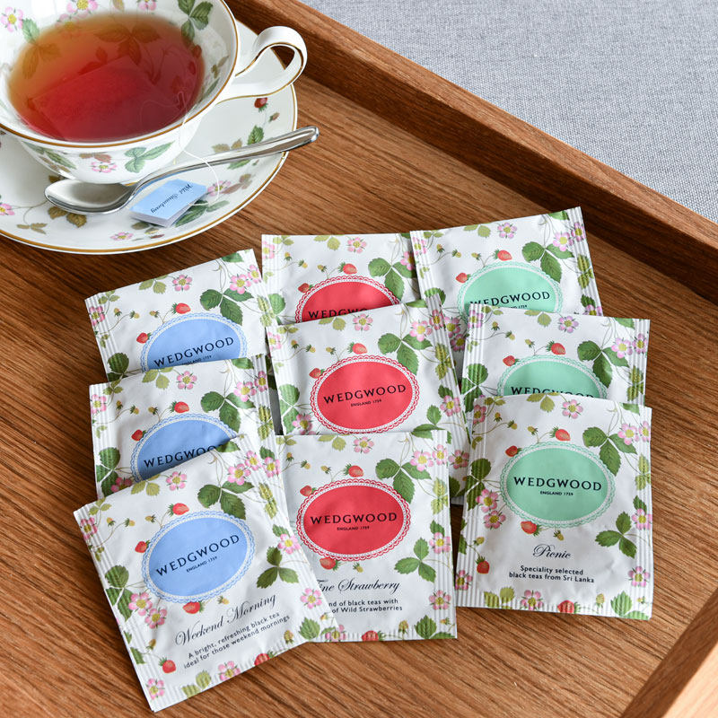 日本直邮 WEDGWOOD 红茶礼盒组合 24小包 4种口味 可爱好喝送礼,茶,锡兰/阿萨姆/大吉岭/进口红茶,淘宝优惠券,粉丝福利购,淘宝优惠卷
