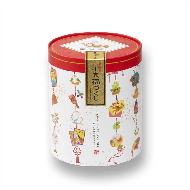日本直邮小仓山庄干支福礼盒仙贝米饼糖果黑豆巧克力组合新年礼物