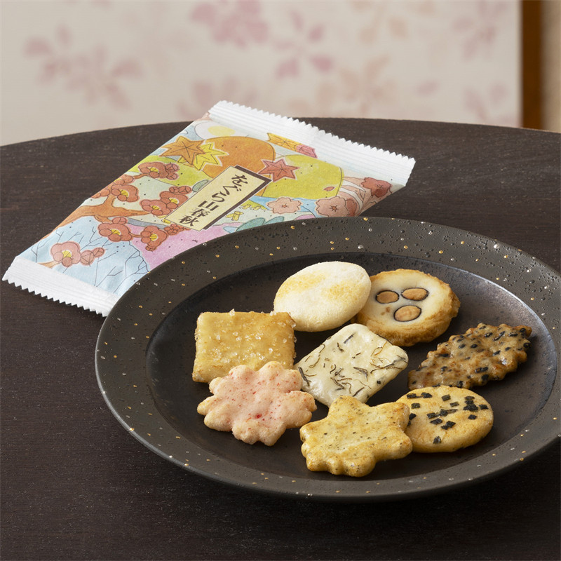 日本直邮小仓山庄春秋仙贝组合礼盒装日式特产零食节日礼包送朋友