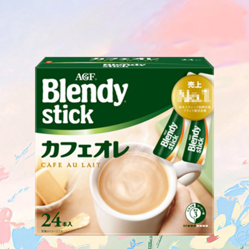 日本进口 AGF blendy stick布兰迪 原味三合一速溶咖啡24支/盒