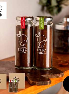 日本直邮 INIC coffee 速溶黑咖啡 美式 Bottle set ２瓶组合礼盒
