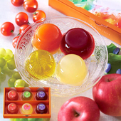 苹果 日本直邮 白葡萄 太阳番茄 蓝靛果果冻布丁 morimoto