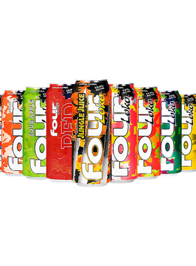 美国原装进口FOUR LOKO/四洛克果味气泡鸡尾酒695ml*12罐派对聚会