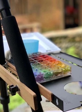 黑色铝托盘 适用于任何三脚架 尺寸：22 x 42cm