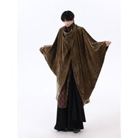 EDSTEVE's winter Korean-style long woolen coat, new Chinese-style retro lapel Chenille knee-length trench coat, niche thumbnail 3