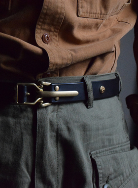 茄子原创手工制美式着骑兵咔叽