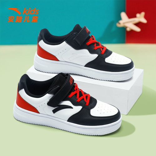 安踏儿童板鞋2025新款休闲鞋子
