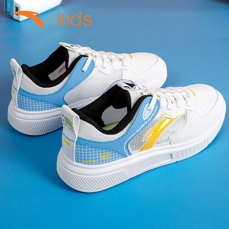 安踏男童透气板鞋儿童运动鞋