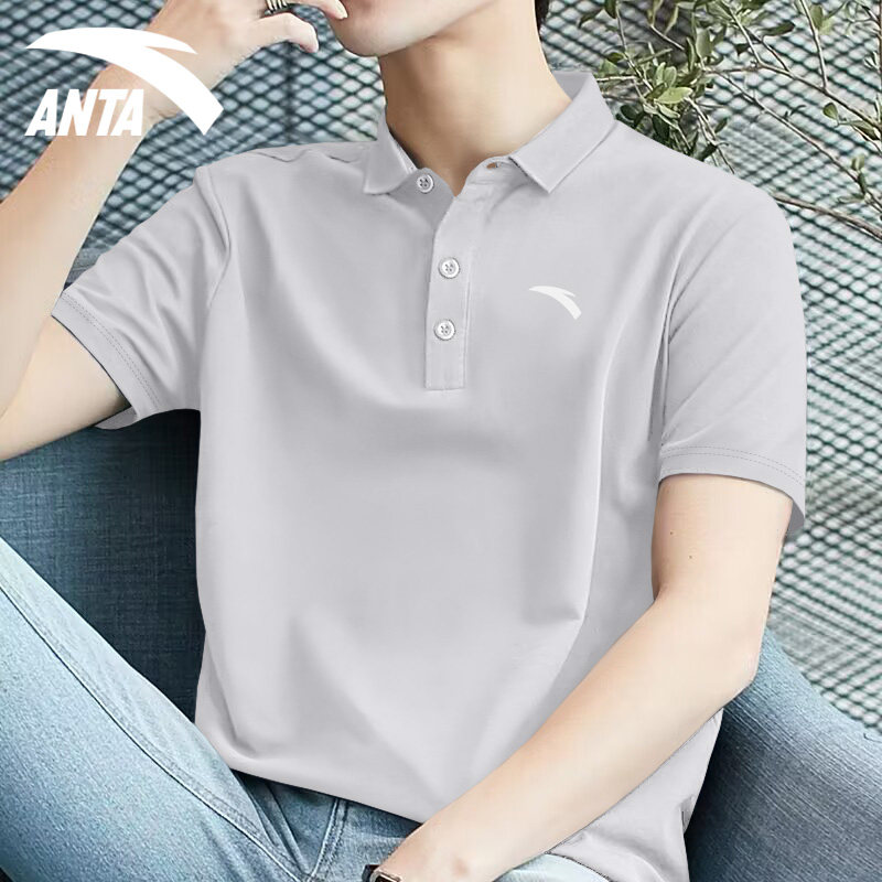 安踏短袖polo衫男士t恤夏季新款2026年冰丝薄款运动休闲半袖上衣,运动服/休闲服装,运动T恤,淘宝优惠券,粉丝福利购,淘宝优惠卷
