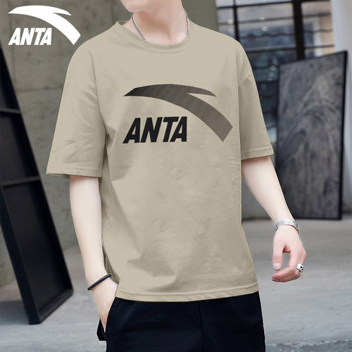安踏官方旗舰短袖t恤半截袖吸汗