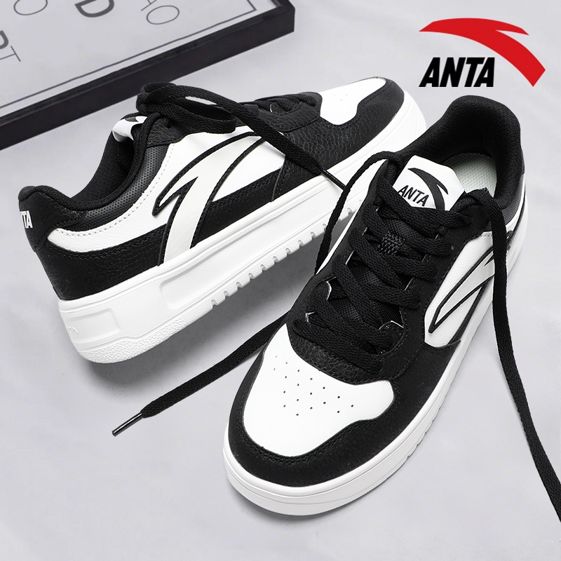 安踏轻松板鞋女鞋潮流轻便小白鞋