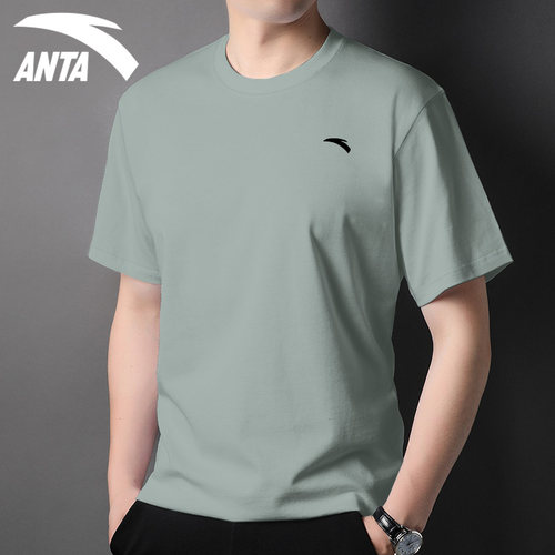 安踏冰丝t恤男宽松短袖运动服