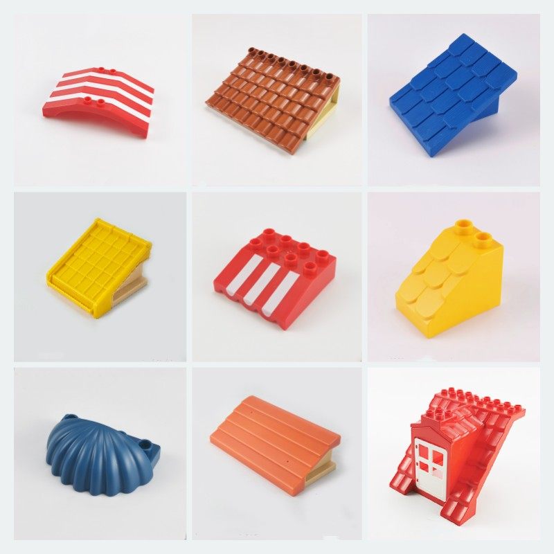 屋顶费乐大颗粒积木配件散件建筑房屋瓦片儿童益智拼装玩具过家家,玩具/童车/益智/积木/模型,普通塑料积木,淘宝优惠券,粉丝福利购,淘宝优惠卷