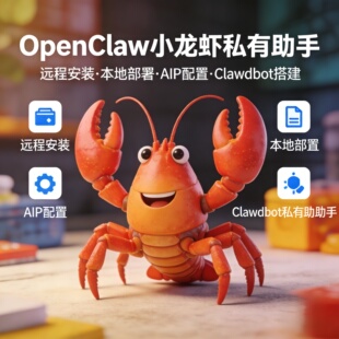 OpenClaw小龙虾  远程安装Clawdbot本地部署AI配置飞书搭建智能体