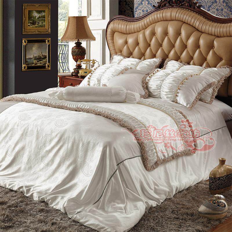 高档法式样板间样板房床上用品多件套装豪华欧式床品九件套件家具