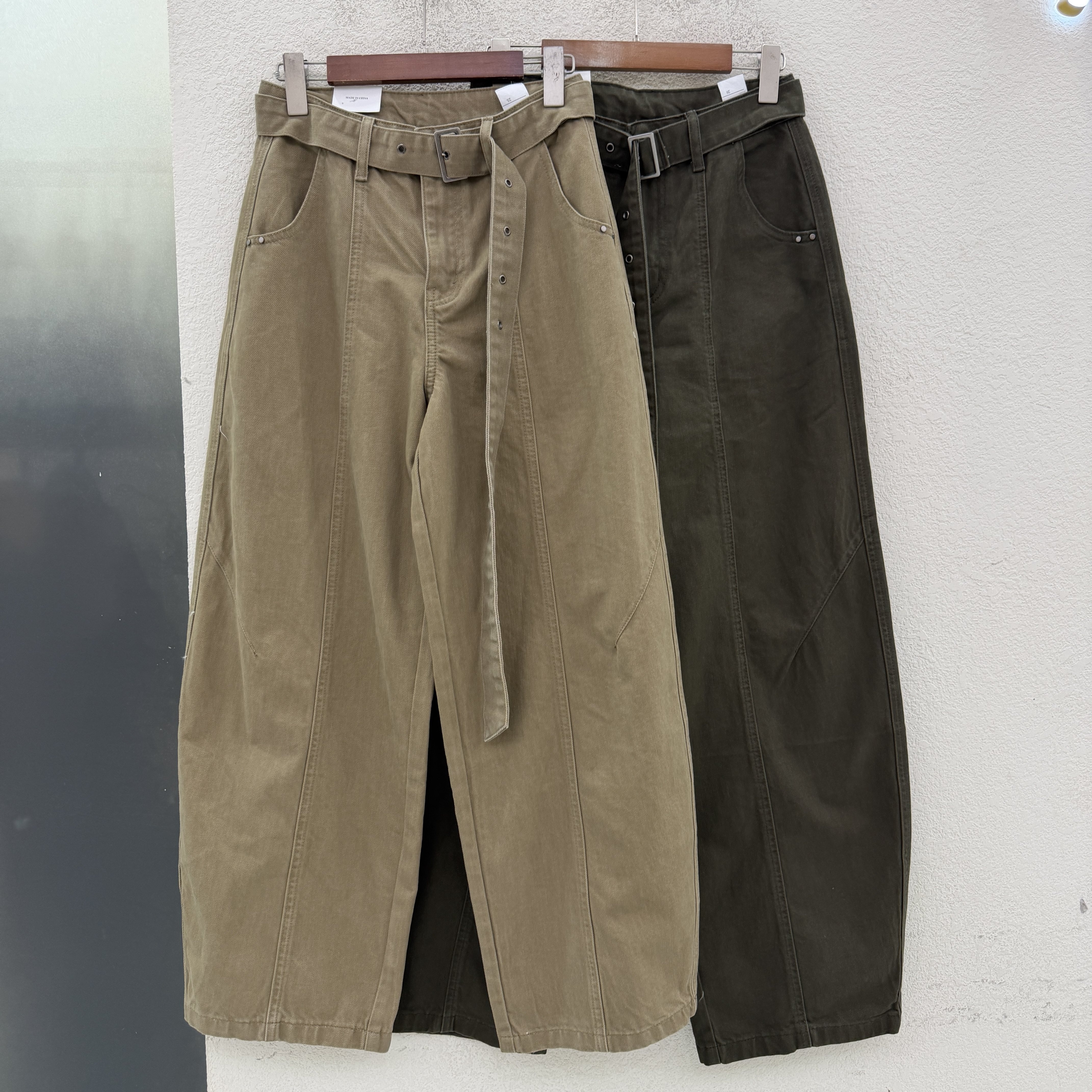 JEANS20204欧货高腰显瘦直筒裤女百搭弯刀阔腿牛仔裤2026秋新款