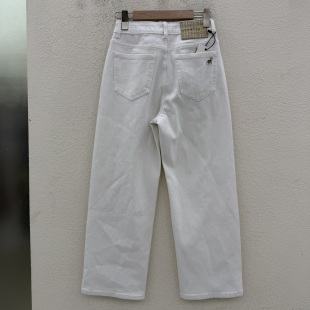 女休闲筒裤 高腰显瘦宽松九分奶奶裤 芭度玄风9602春韩版 Jeans佐拿