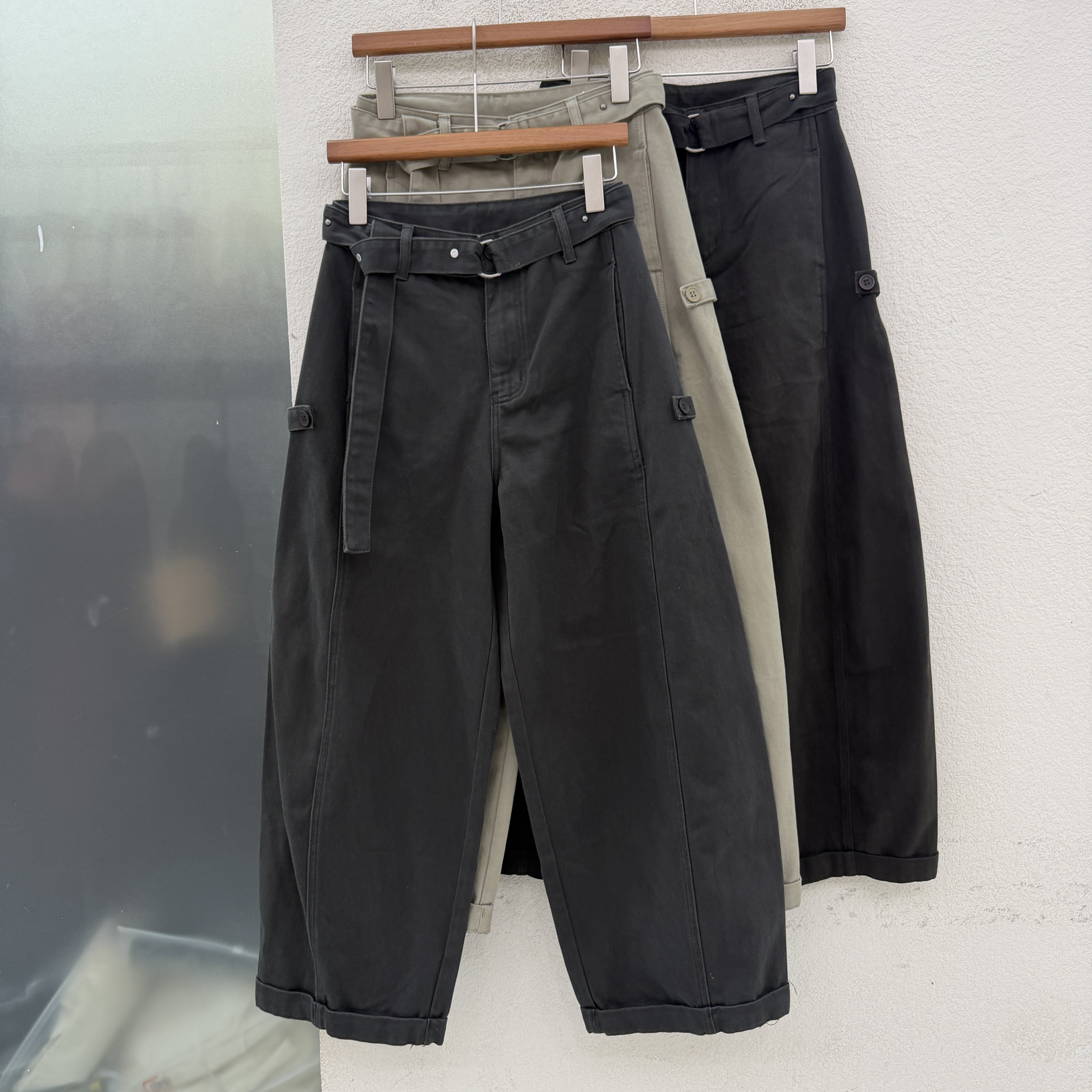 2026秋款N FASHION JEANS韩酷莱5559牛仔裤女宽松弯刀裤工装长裤