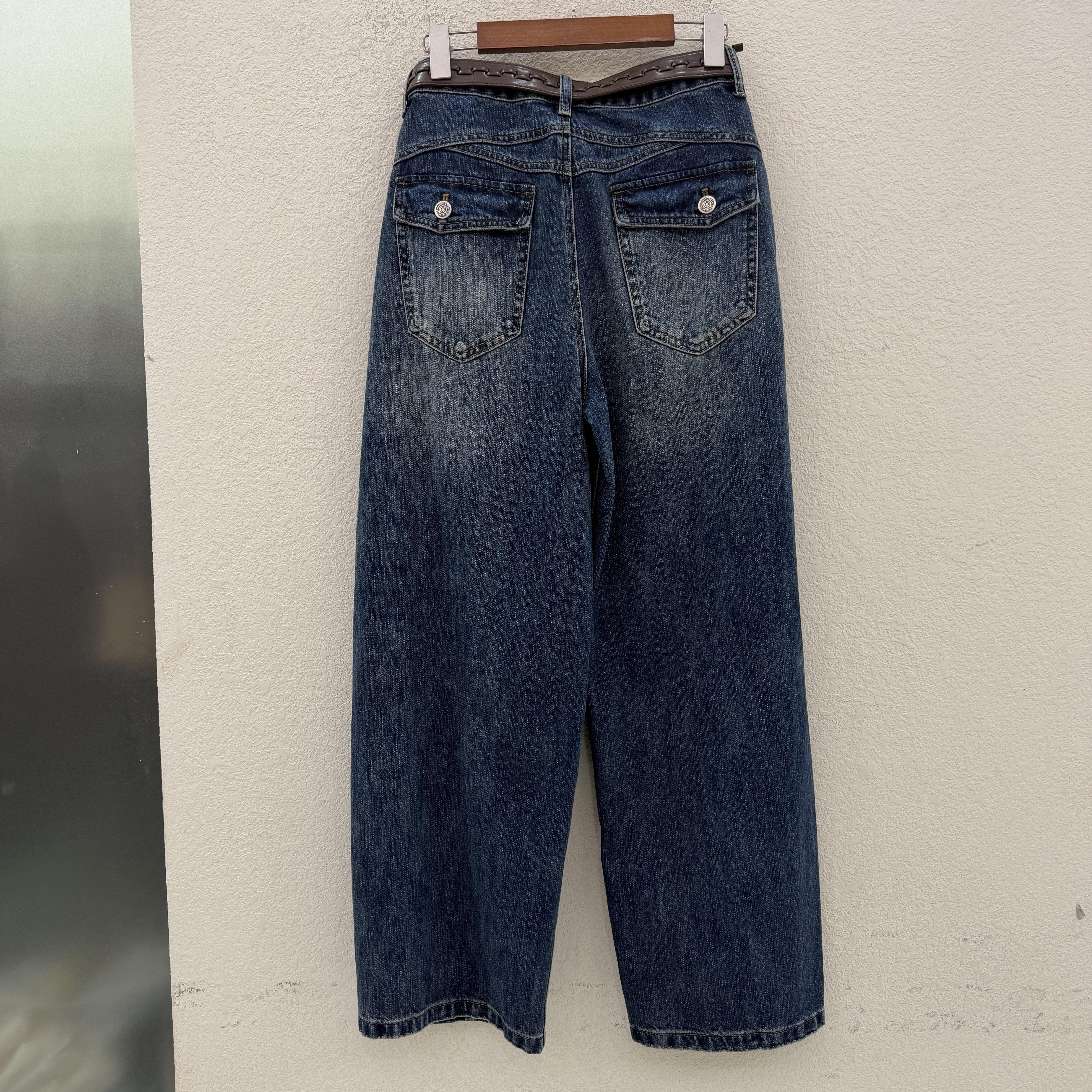 JEANS2026秋款佐拿 芭度玄风61387显瘦弯刀裤女缩脚拖地牛仔裤秋