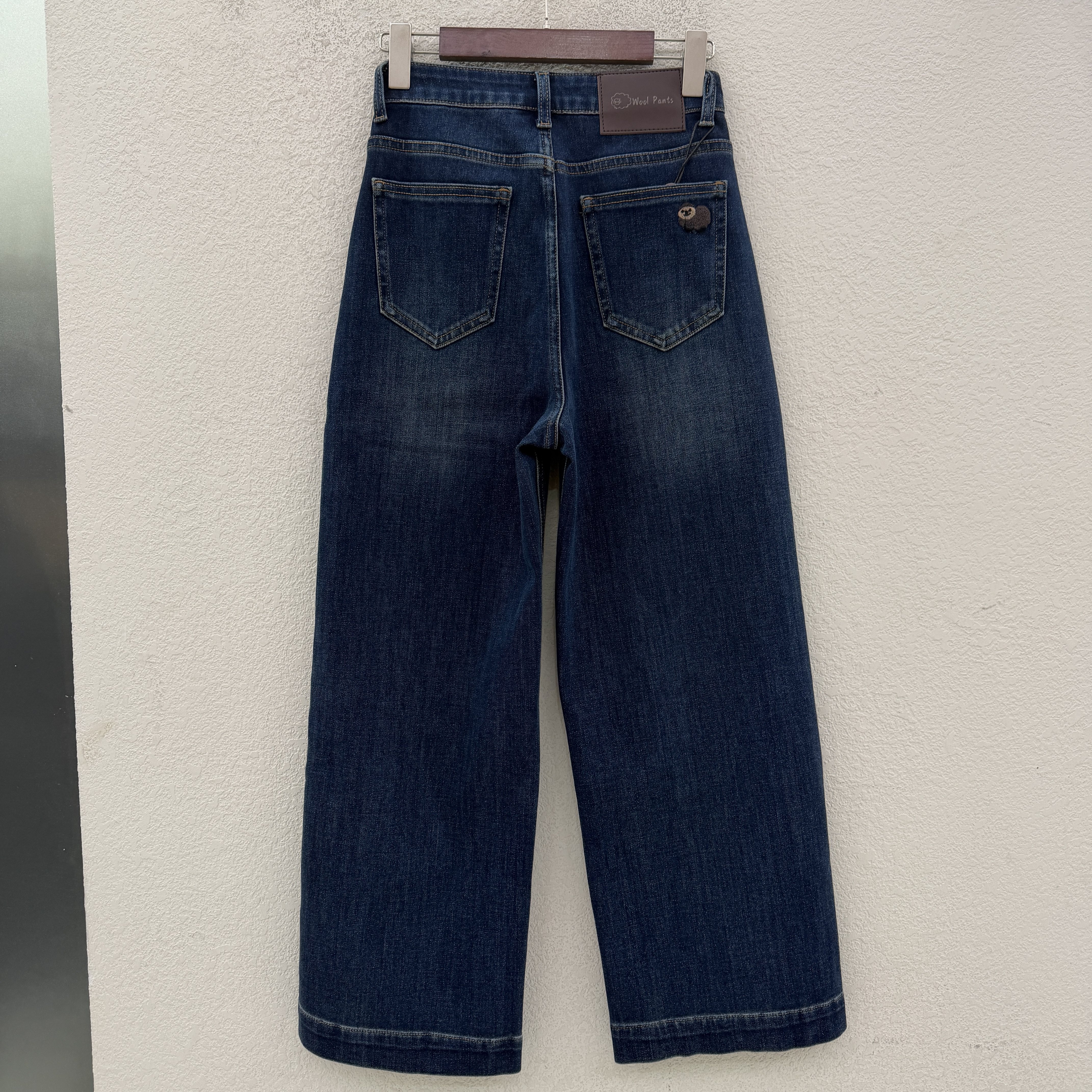 秋JEANS佐拿 芭度玄风9777牛仔裤女高腰弹力绵羊直筒裤九分法棍裤