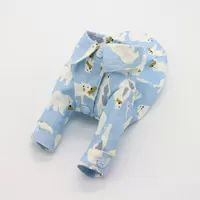 Lin Mei giấy gấu bông dễ thương áo sơ mi cotton 2017 mới trang phục thú cưng VIP Teddy puppy quần áo - Quần áo & phụ kiện thú cưng áo lân cho cún