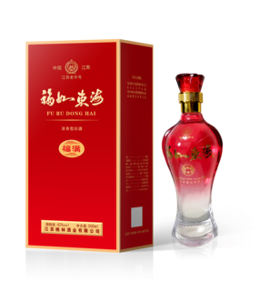 一壶老酒江苏桃林酒业4 2度喜宴浓香型白酒福如东海新款福满