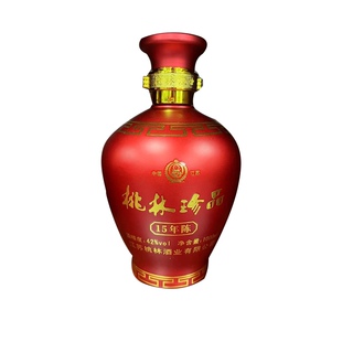 一坛老酒江苏桃林酒业42度浓香型白酒桃林珍品喜宴版二斤红坛