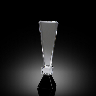 东南水晶出口品质精致创意奖杯歌唱音乐比赛年终颁奖奖牌定制
