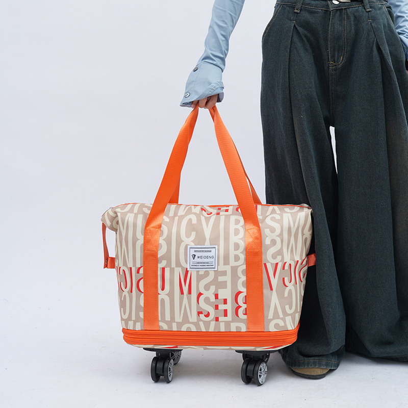 绮利达待产健身包双层扩展旅行袋