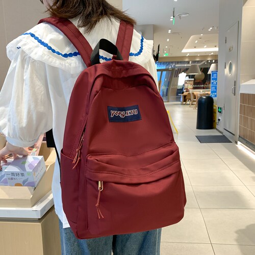 绮利达学生双肩书包通勤旅行收纳