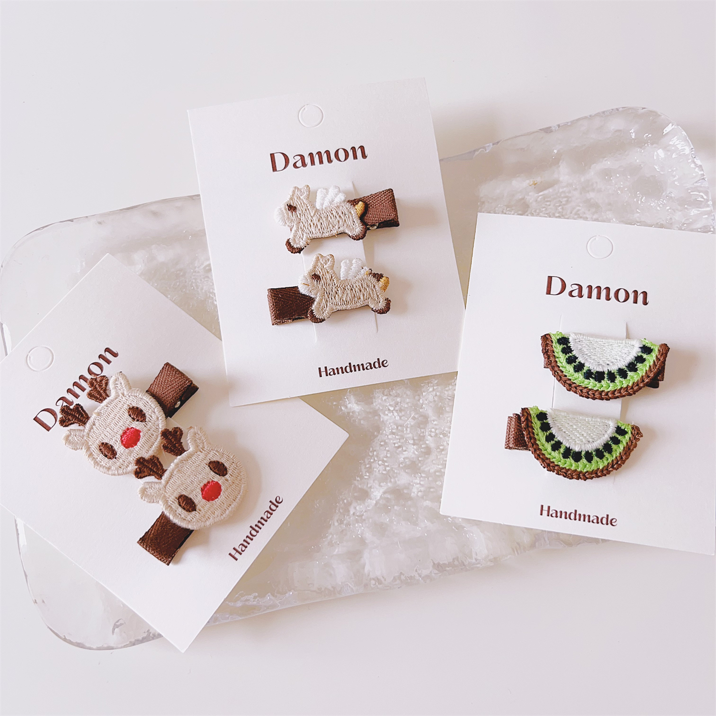 婉瑜儿童发饰女童宝宝发夹头饰女孩可爱卡通圣诞节日碎发夹刘海夹