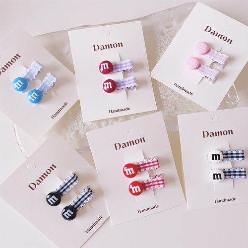 M豆婴幼儿全包发夹发量少碎发夹