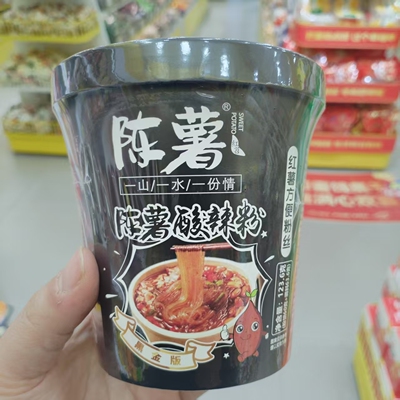 陈薯酸辣粉黑金版网红休闲小吃