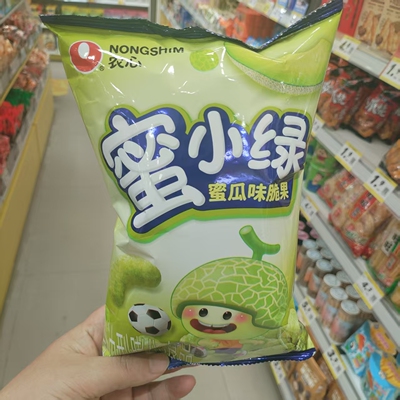 农心蜜小绿蜜瓜味脆果小吃40g袋